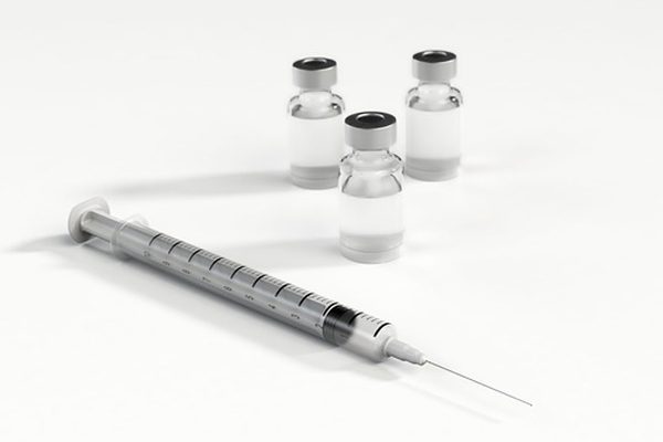Syringe and vials