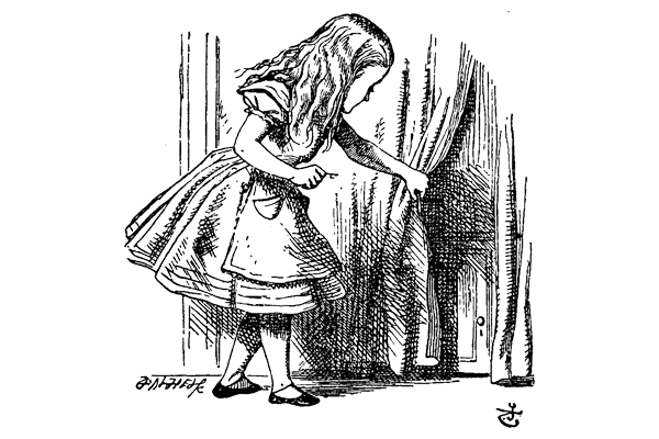 Alice in Wonderland drawing